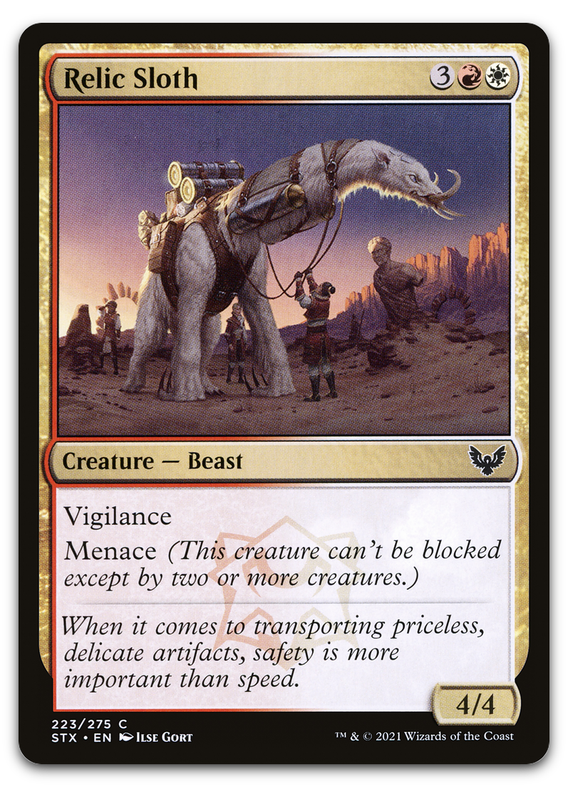 Relic Sloth (Strixhaven: School of Mages)