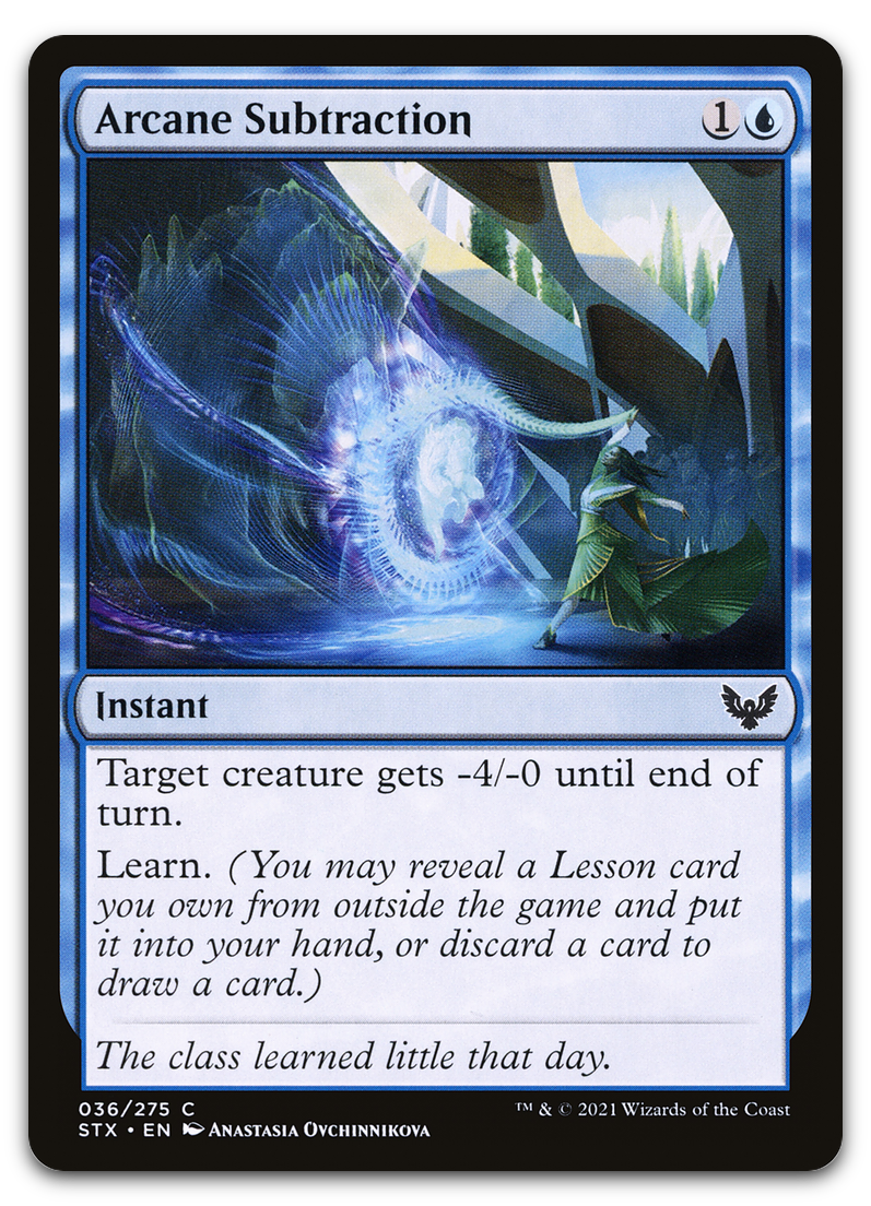 Arcane Subtraction (Strixhaven: School of Mages)