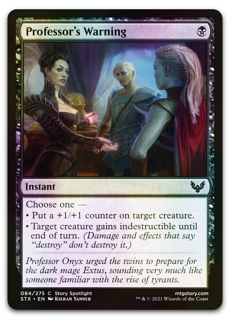 Professor's Warning (Strixhaven: School of Mages)