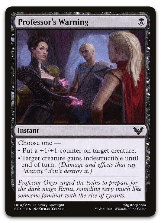 Professor's Warning (Strixhaven: School of Mages)