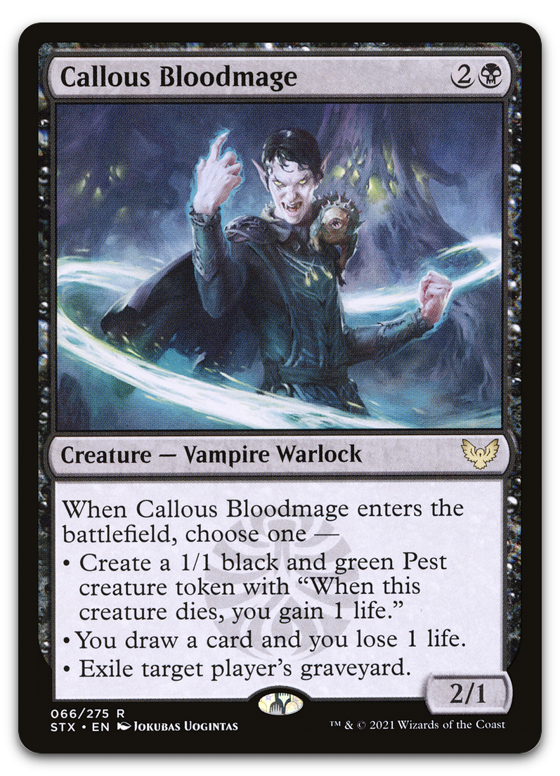 Callous Bloodmage (Strixhaven: School of Mages)