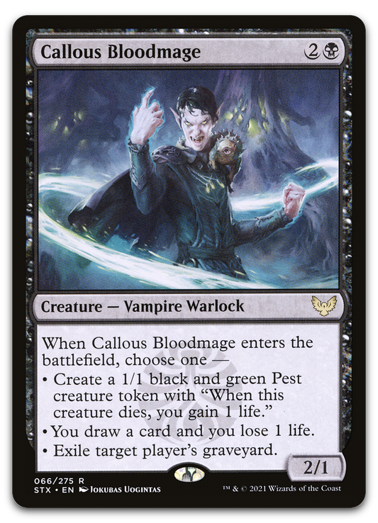 Callous Bloodmage (Strixhaven: School of Mages)
