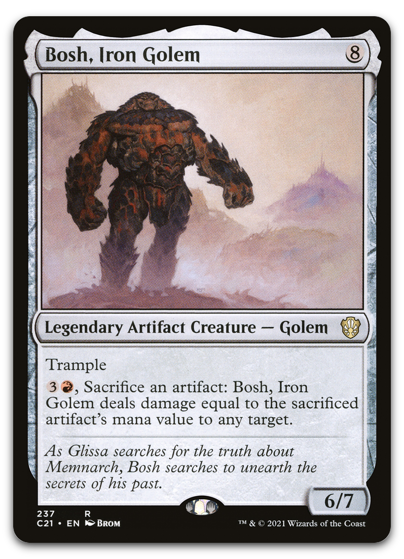 Bosh, Iron Golem (Commander 2021)