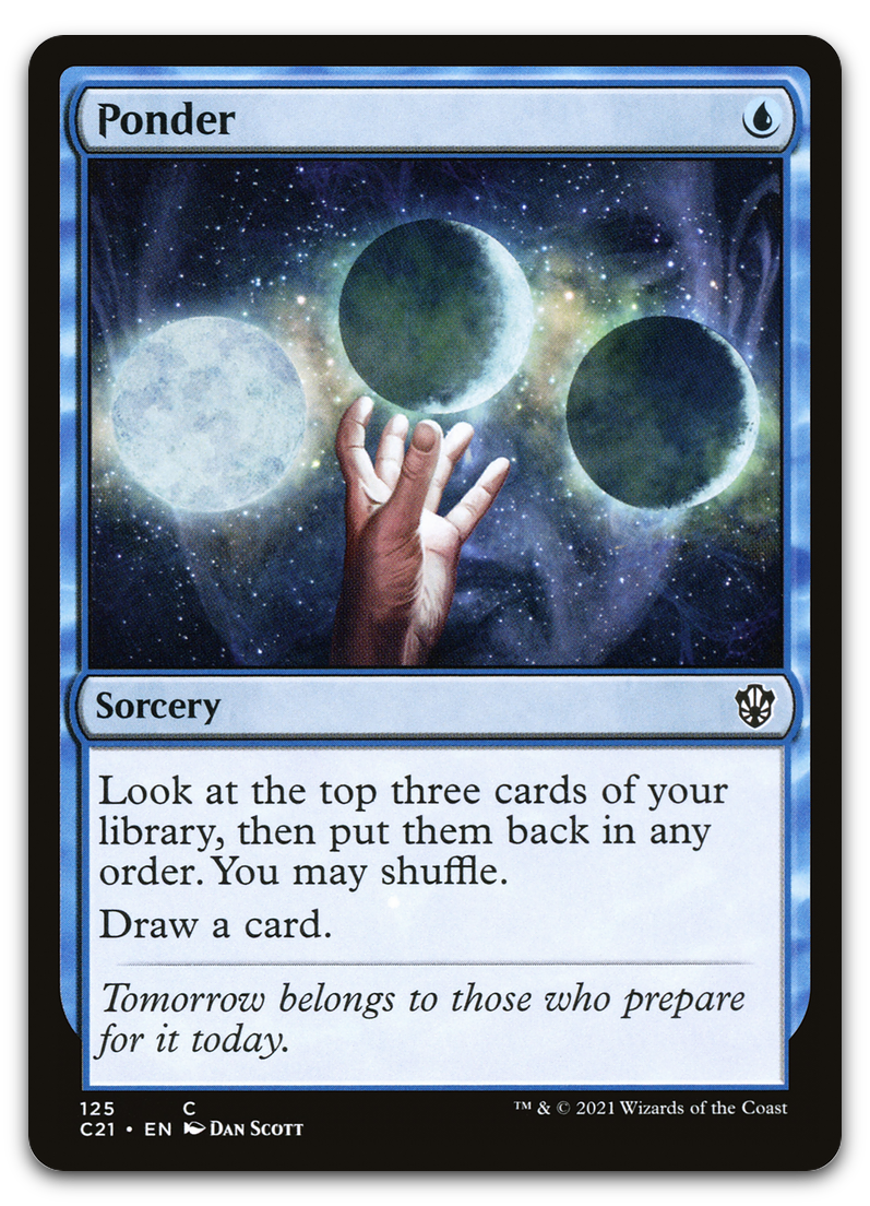 Ponder (Commander 2021)