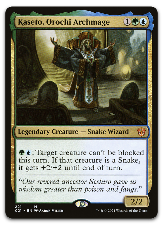 Kaseto, Orochi Archmage (Commander 2021)