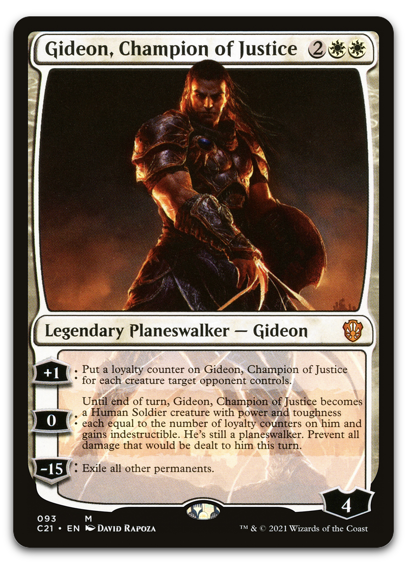 Gideon, Champion of Justice (Commander 2021)