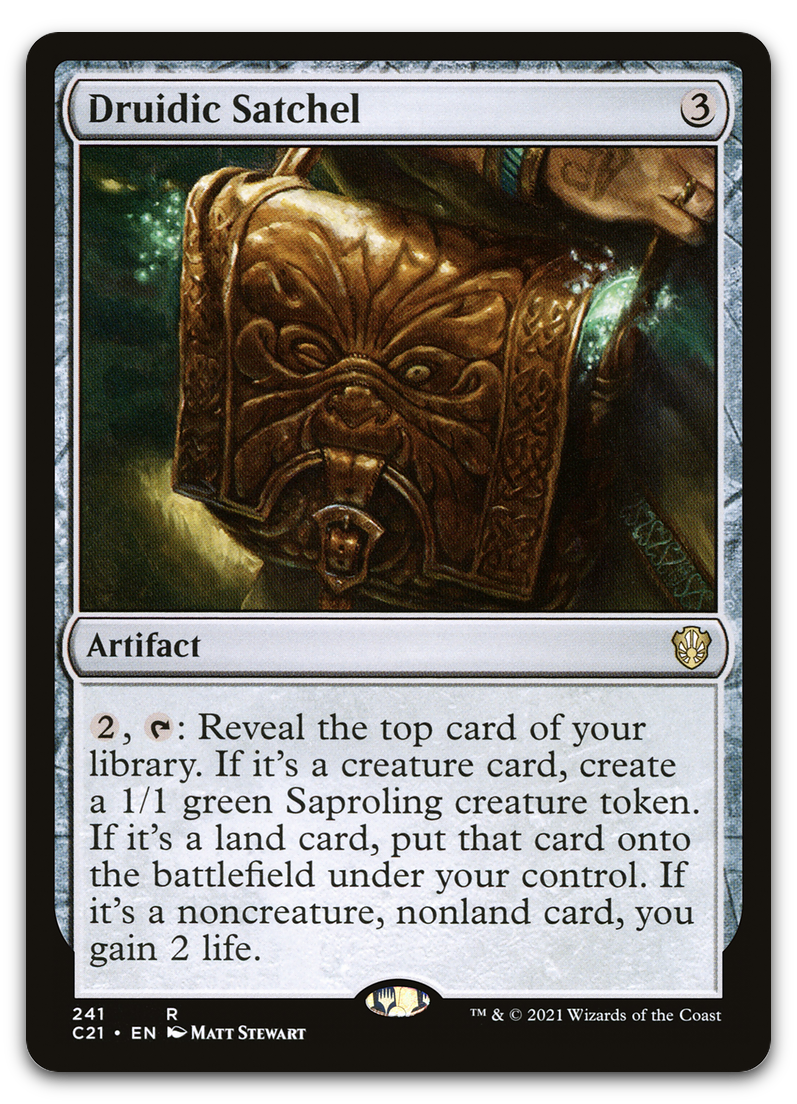 Druidic Satchel (Commander 2021)