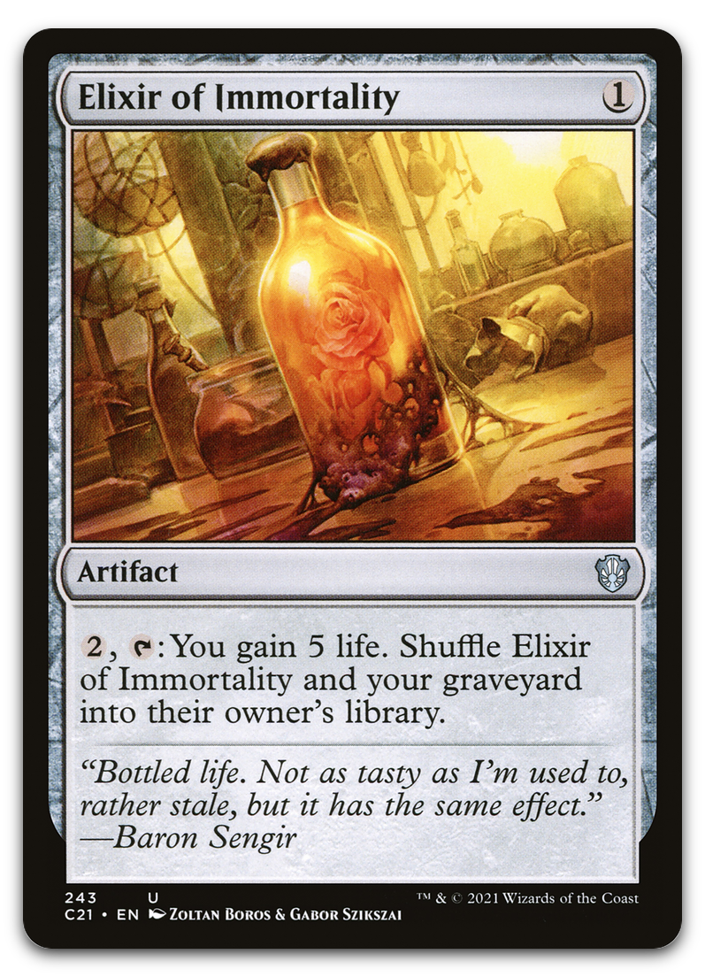 Elixir of Immortality (Commander 2021)