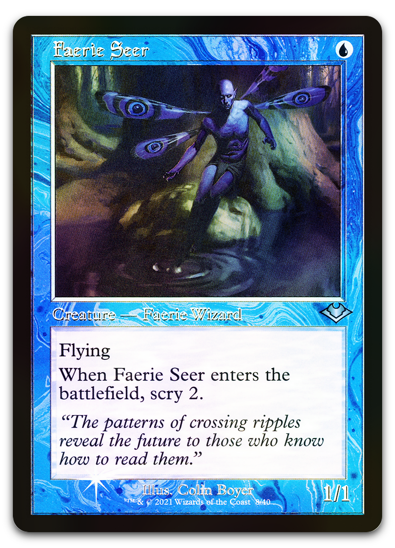 Faerie Seer (Retro Frame) (Foil Etched) (Modern Horizons)