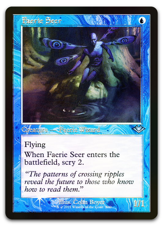 Faerie Seer (Retro Frame) (Foil Etched) (Modern Horizons)