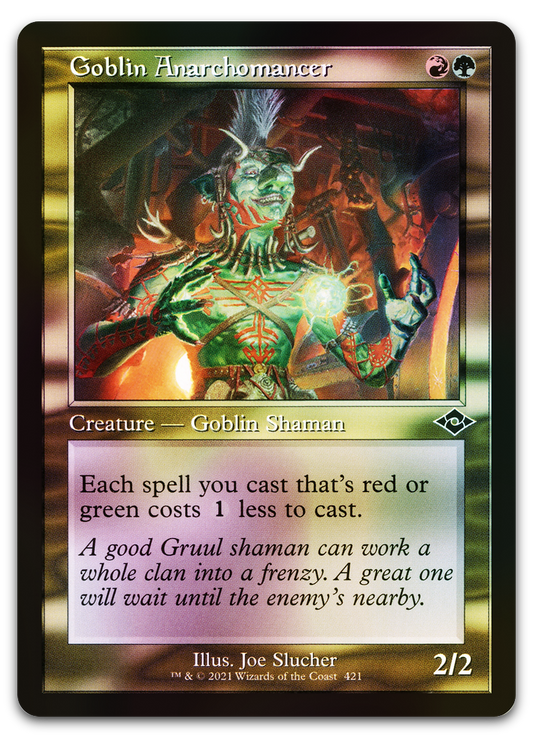 Goblin Anarchomancer (Retro Frame) (Foil Etched) (Modern Horizons 2)
