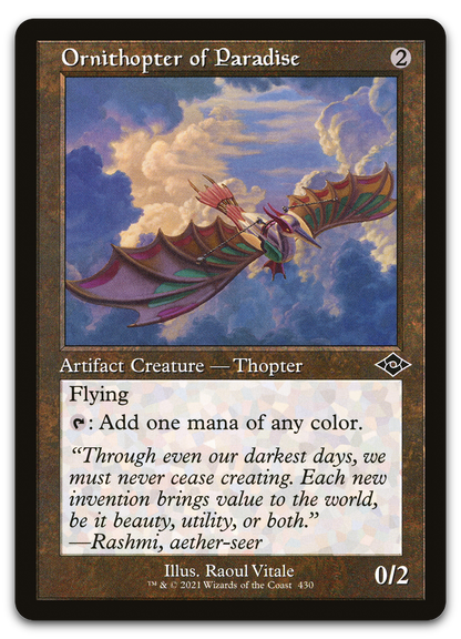 Ornithopter of Paradise (Retro Frame) (Modern Horizons 2)