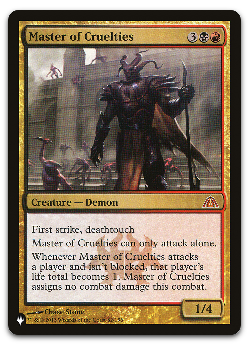 Master of Cruelties (The List Reprints)
