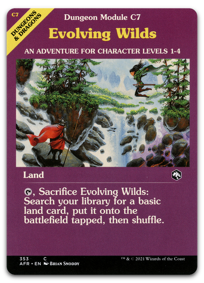 Evolving Wilds (Dungeon Module) (Adventures in the Forgotten Realms)
