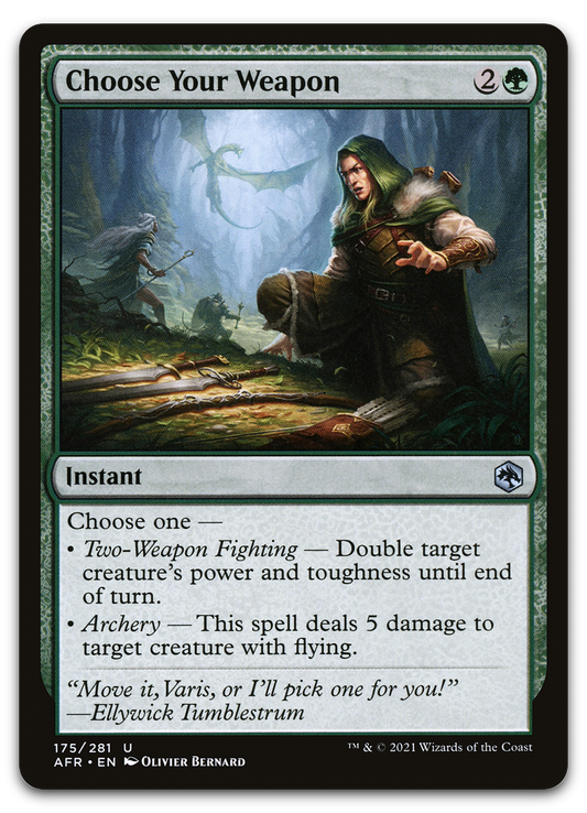 Choose Your Weapon (Adventures in the Forgotten Realms)