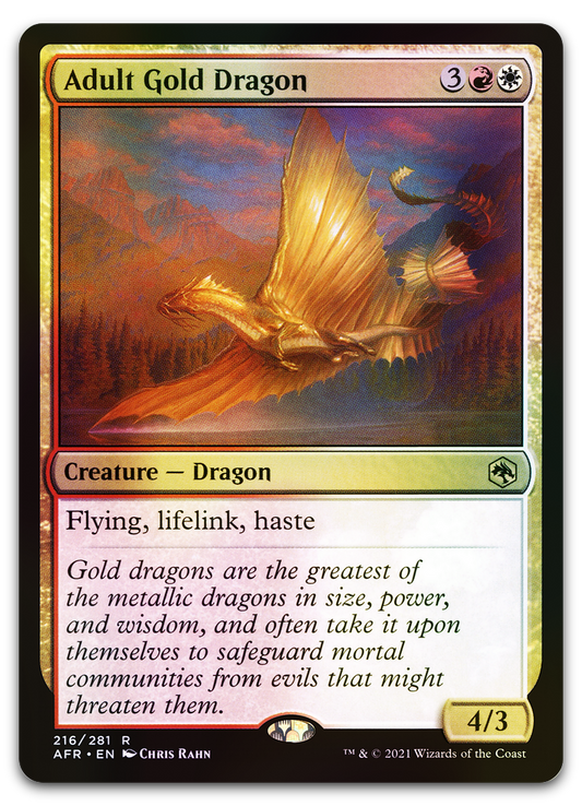 Adult Gold Dragon (Adventures in the Forgotten Realms)