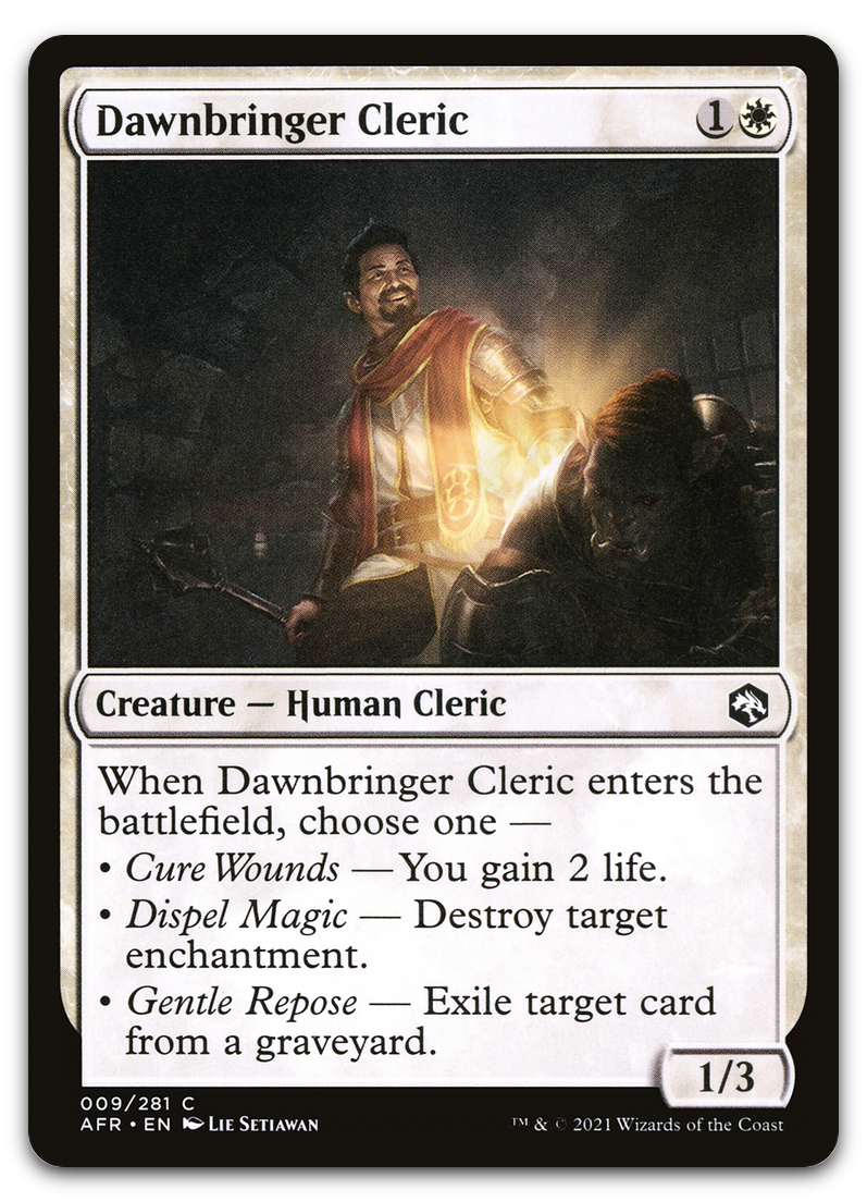 Dawnbringer Cleric (Adventures in the Forgotten Realms)