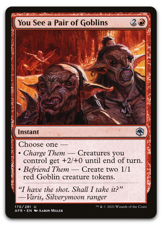 You See a Pair of Goblins (Adventures in the Forgotten Realms)
