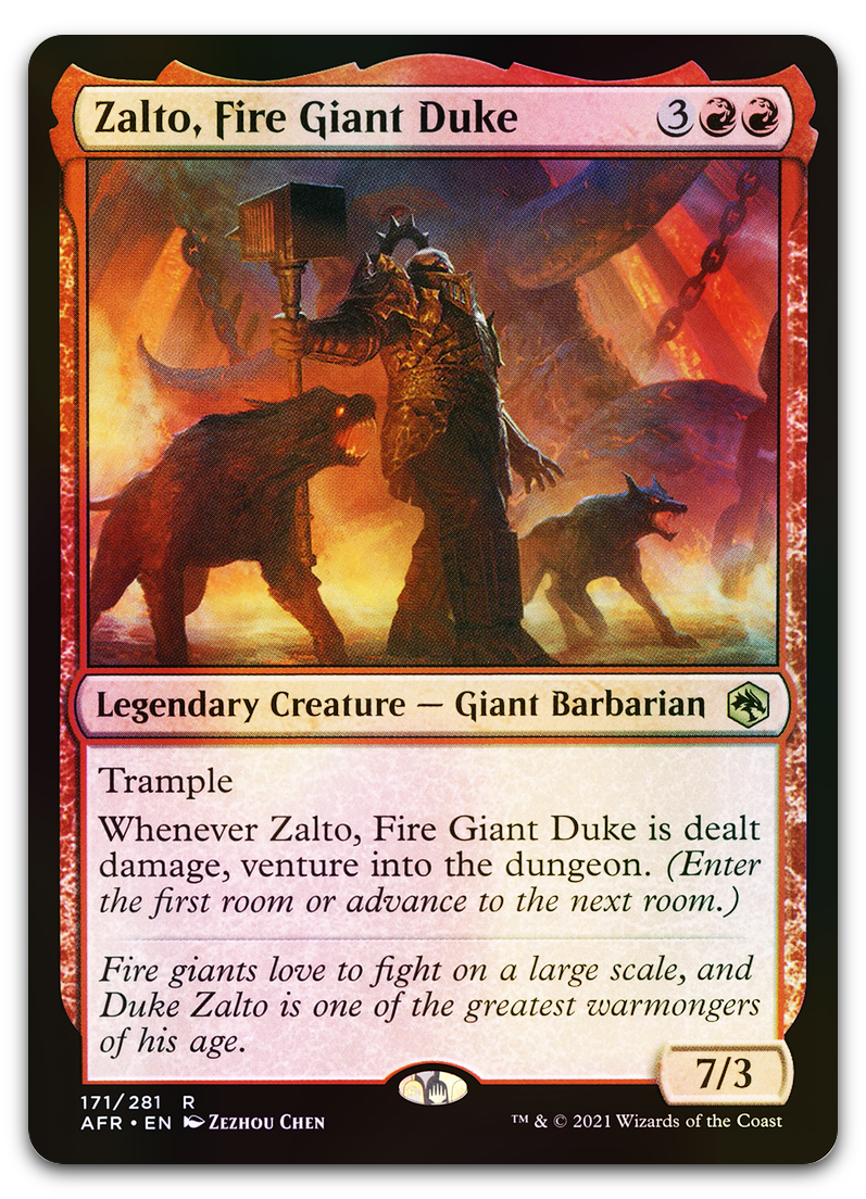 Zalto, Fire Giant Duke (Adventures in the Forgotten Realms)