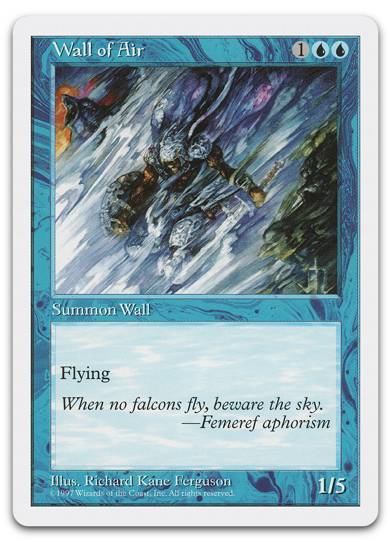Wall of Air (Fifth Edition)