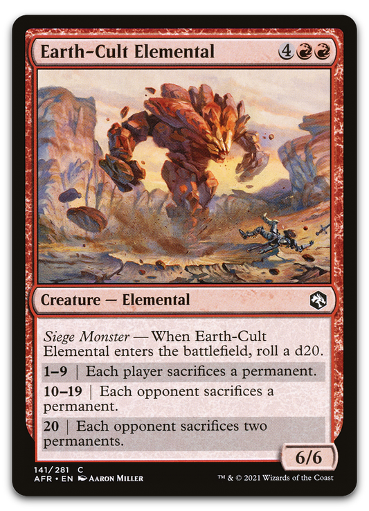 Earth-Cult Elemental (Adventures in the Forgotten Realms)