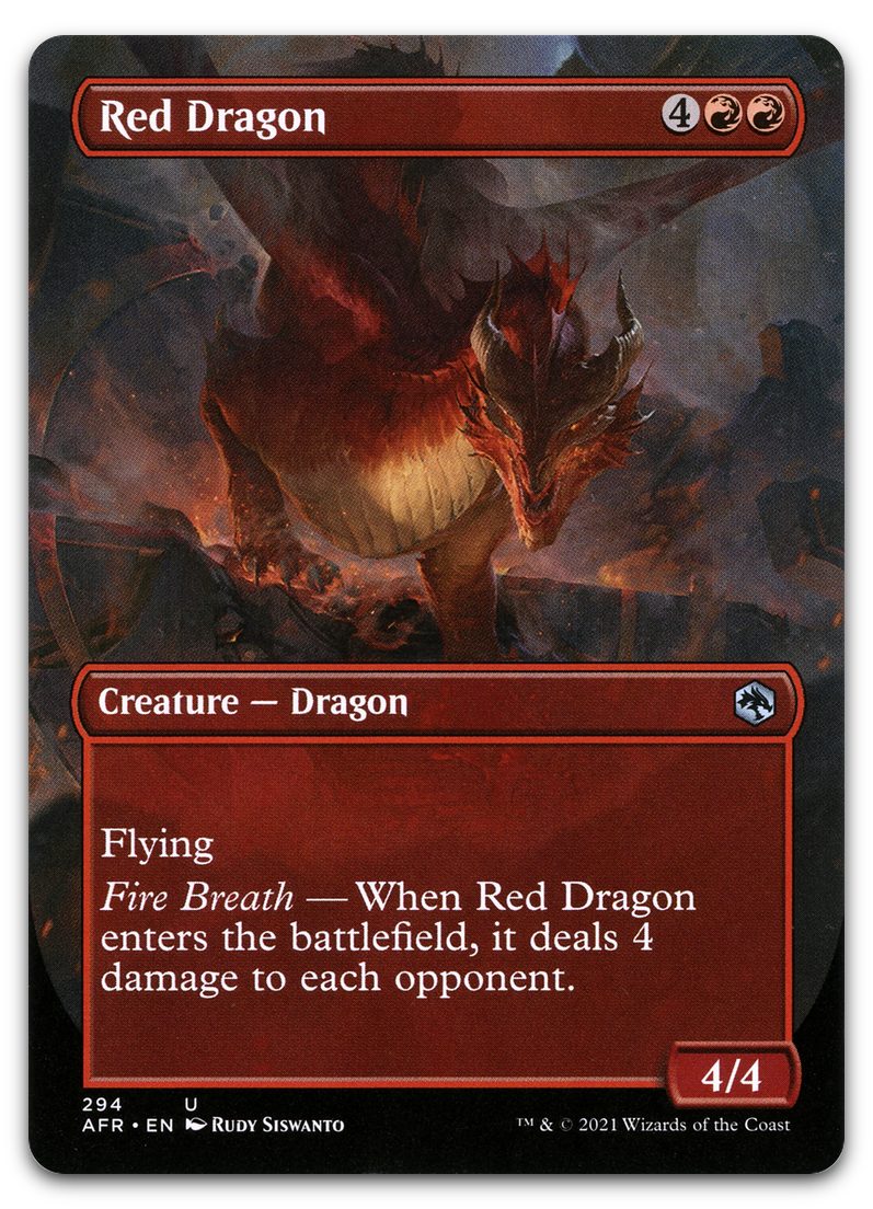 Red Dragon (Borderless) (Adventures in the Forgotten Realms)