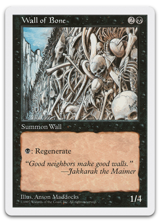 Wall of Bone (Fifth Edition)
