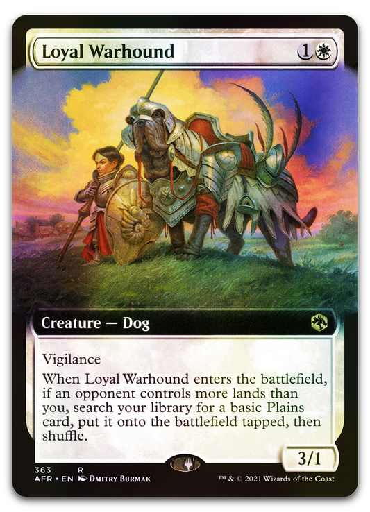 Loyal Warhound (Extended Art) (Adventures in the Forgotten Realms)