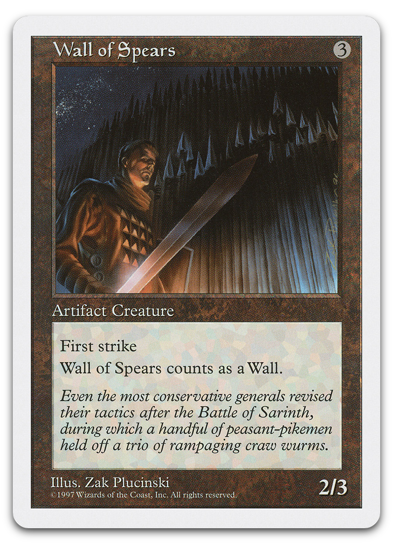 Wall of Spears (Fifth Edition)