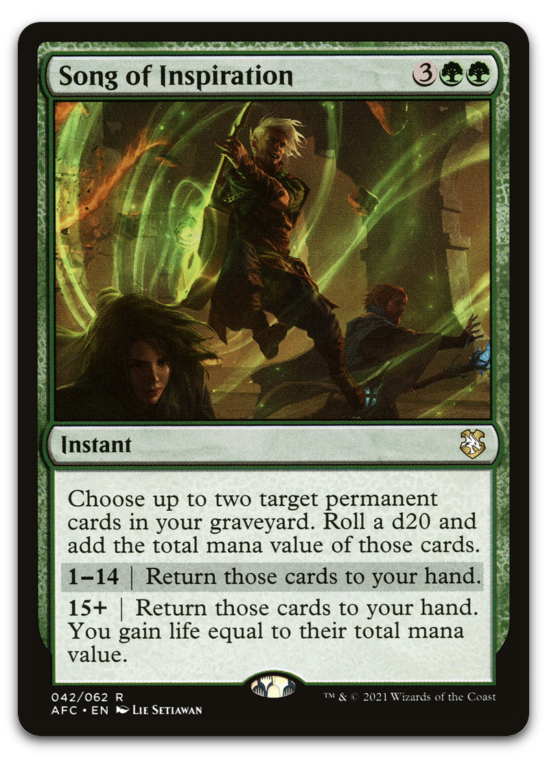 Song of Inspiration (Commander: Adventures in the Forgotten Realms)