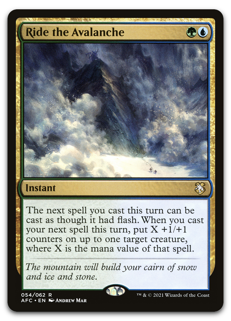 Ride the Avalanche (Commander: Adventures in the Forgotten Realms)