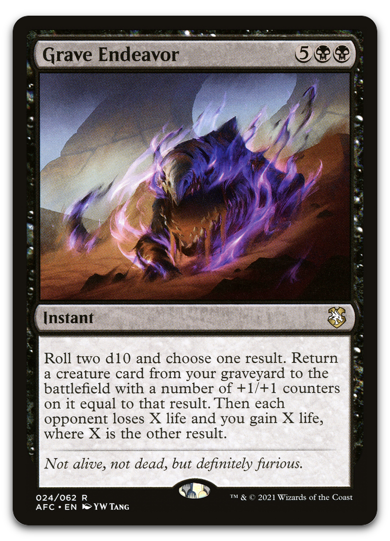 Grave Endeavor (Commander: Adventures in the Forgotten Realms)