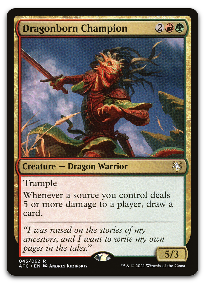 Dragonborn Champion (Commander: Adventures in the Forgotten Realms)