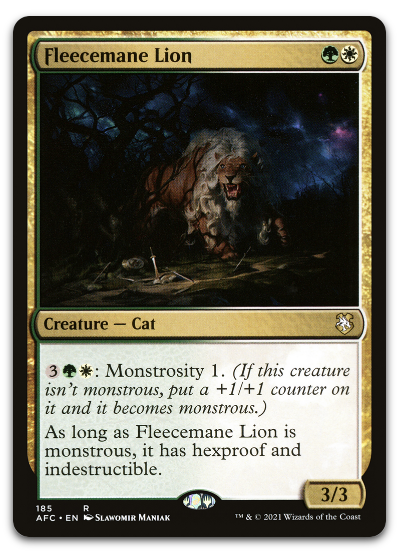 Fleecemane Lion (Commander: Adventures in the Forgotten Realms)