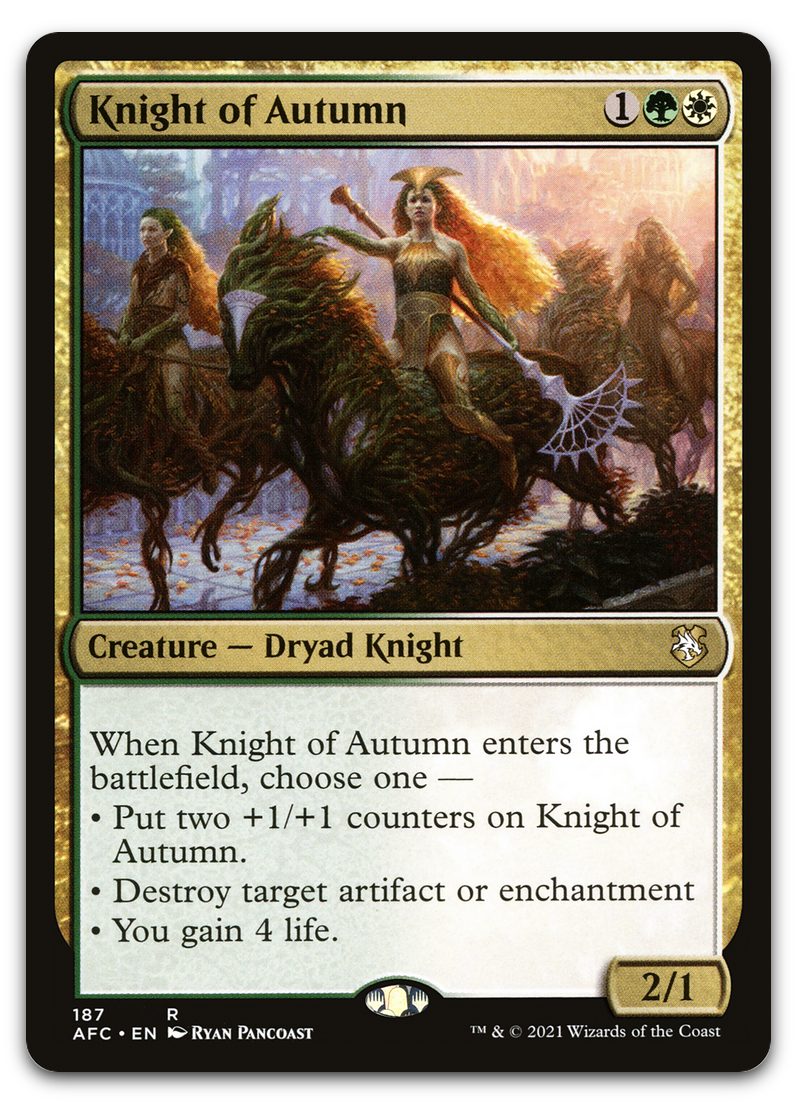 Knight of Autumn (Commander: Adventures in the Forgotten Realms)