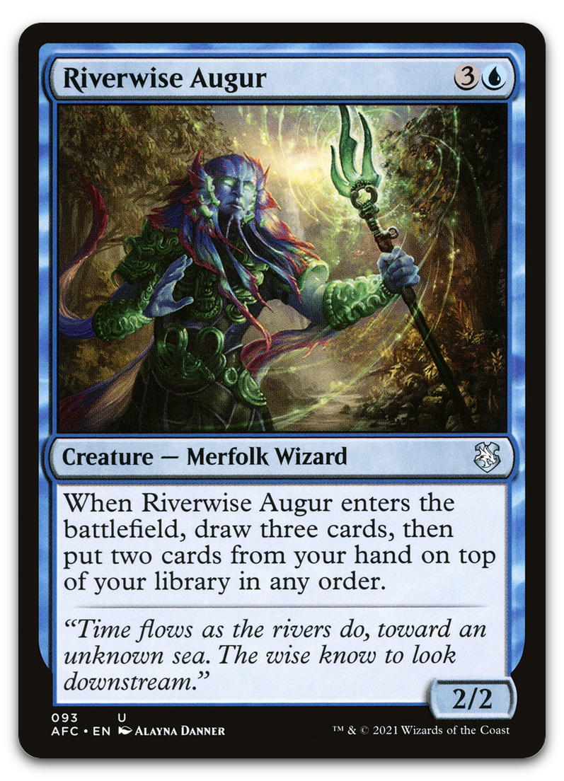 Riverwise Augur (Commander: Adventures in the Forgotten Realms)