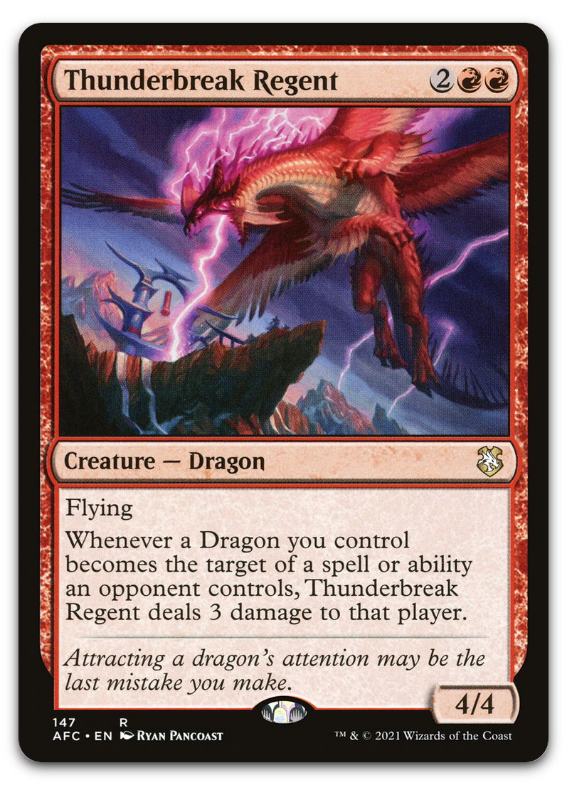 Thunderbreak Regent (Commander: Adventures in the Forgotten Realms)