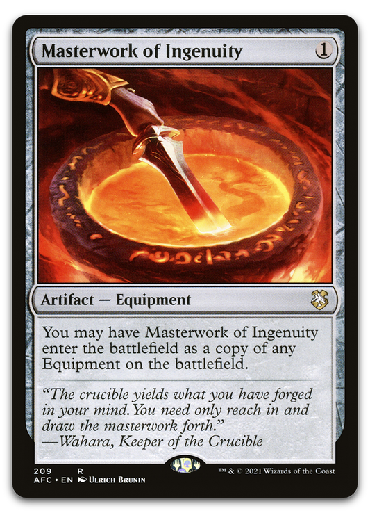 Masterwork of Ingenuity (Commander: Adventures in the Forgotten Realms)