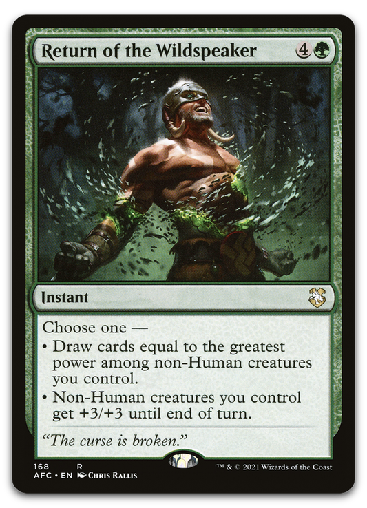 Return of the Wildspeaker (Commander: Adventures in the Forgotten Realms)