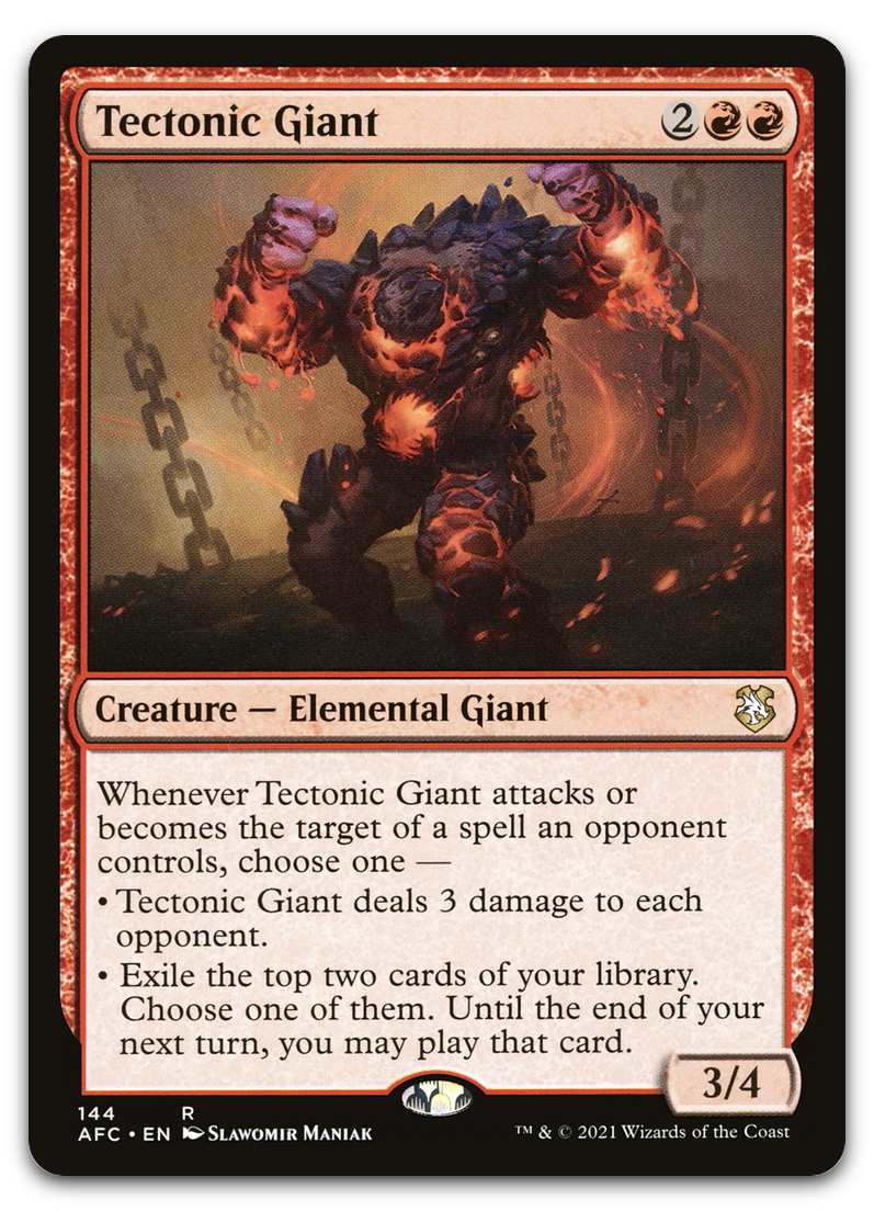 Tectonic Giant (Commander: Adventures in the Forgotten Realms)