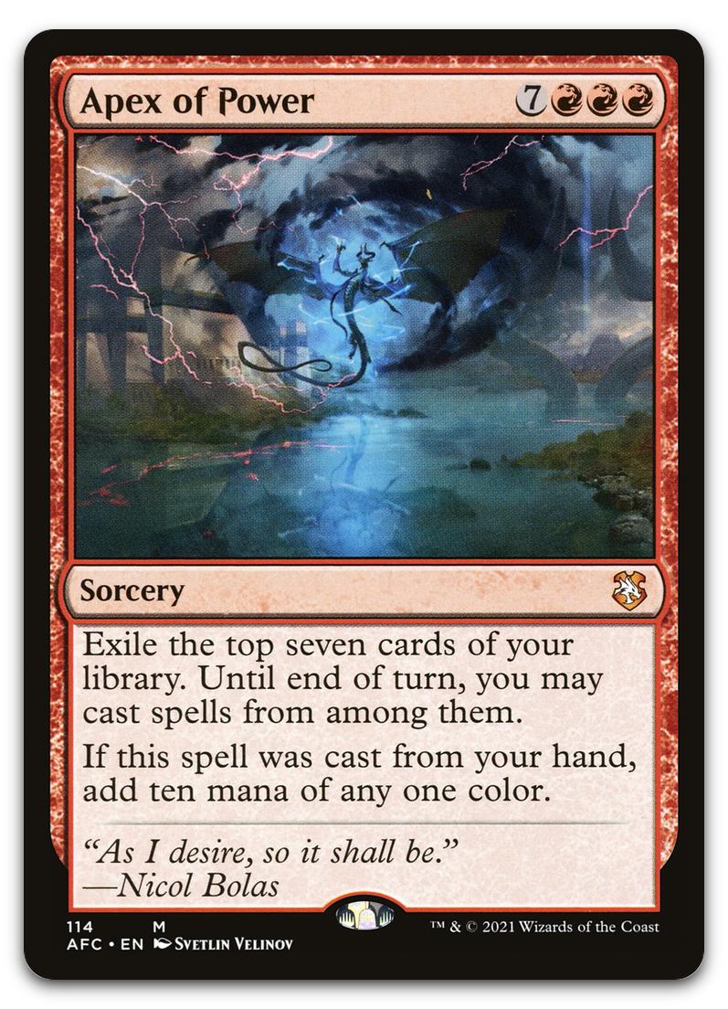 Apex of Power (Commander: Adventures in the Forgotten Realms)