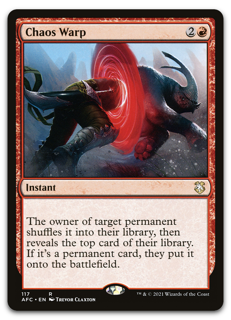 Chaos Warp (Commander: Adventures in the Forgotten Realms)