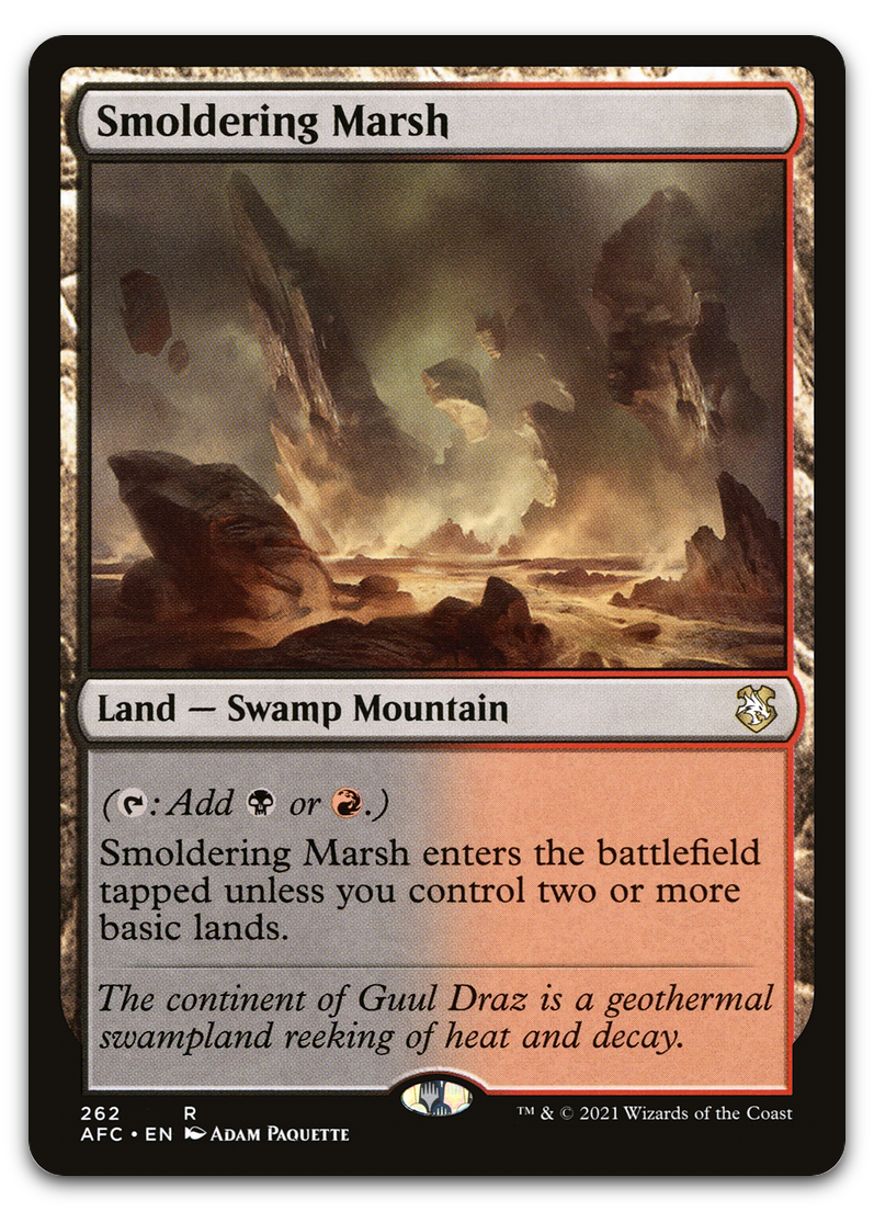 Smoldering Marsh (Commander: Adventures in the Forgotten Realms)