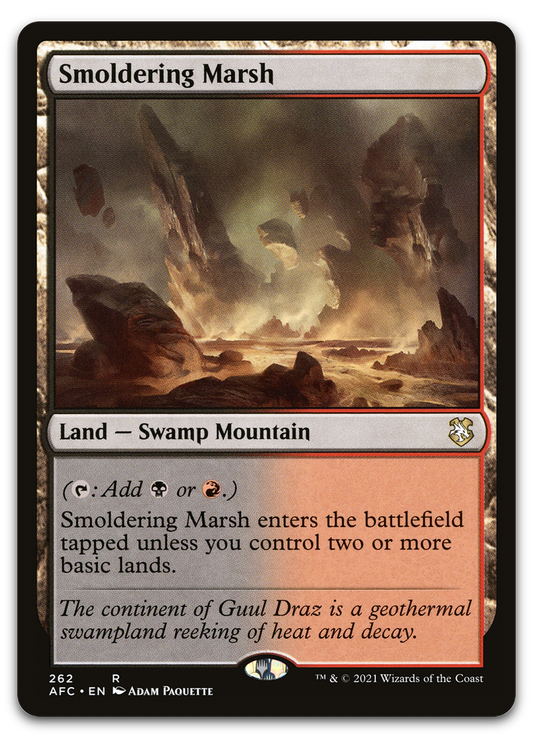 Smoldering Marsh (Commander: Adventures in the Forgotten Realms)