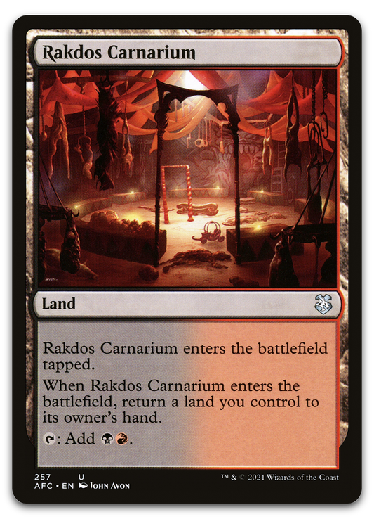 Rakdos Carnarium (Commander: Adventures in the Forgotten Realms)