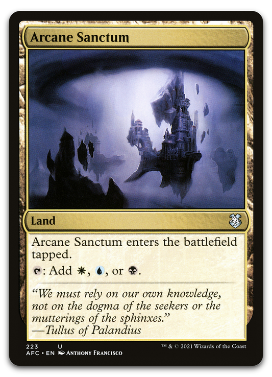 Arcane Sanctum (Commander: Adventures in the Forgotten Realms)