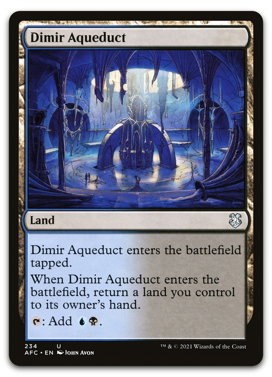 Dimir Aqueduct (Commander: Adventures in the Forgotten Realms)
