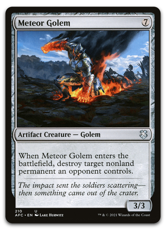 Meteor Golem (Commander: Adventures in the Forgotten Realms)