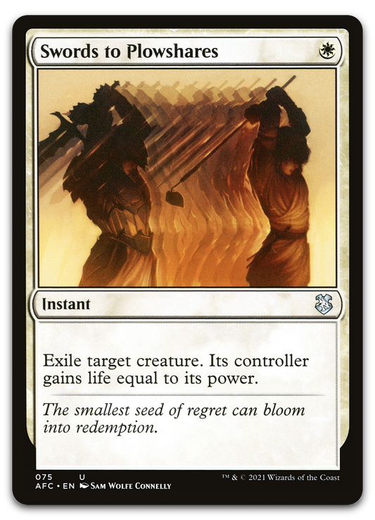 Swords to Plowshares (Commander: Adventures in the Forgotten Realms)