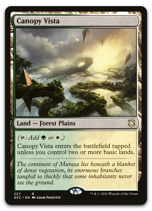 Canopy Vista (Commander: Adventures in the Forgotten Realms)
